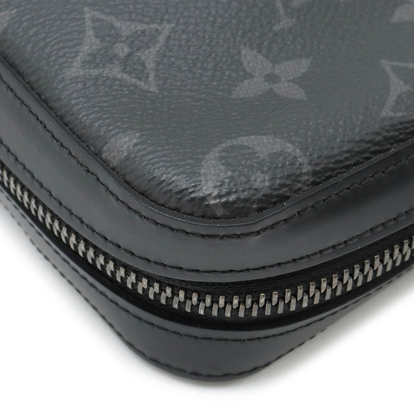 LOUIS VUITTON Louis Vuitton Monogram Eclipse Box Clutch Handbag Second Bag Po... - Picture 4 of 7